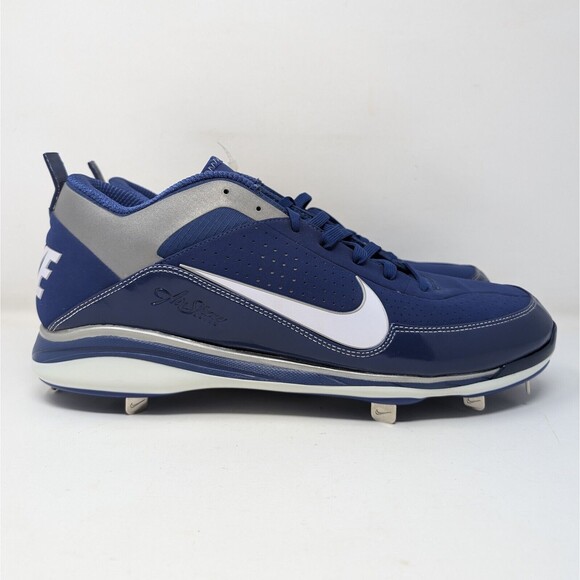 Nike Air Show Elite Baseball Metal Cleats Men\'s Size 16 Blue 414986-411 main image 9